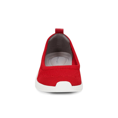 Easy Spirit Glitz Walking Shoes - Red Knit