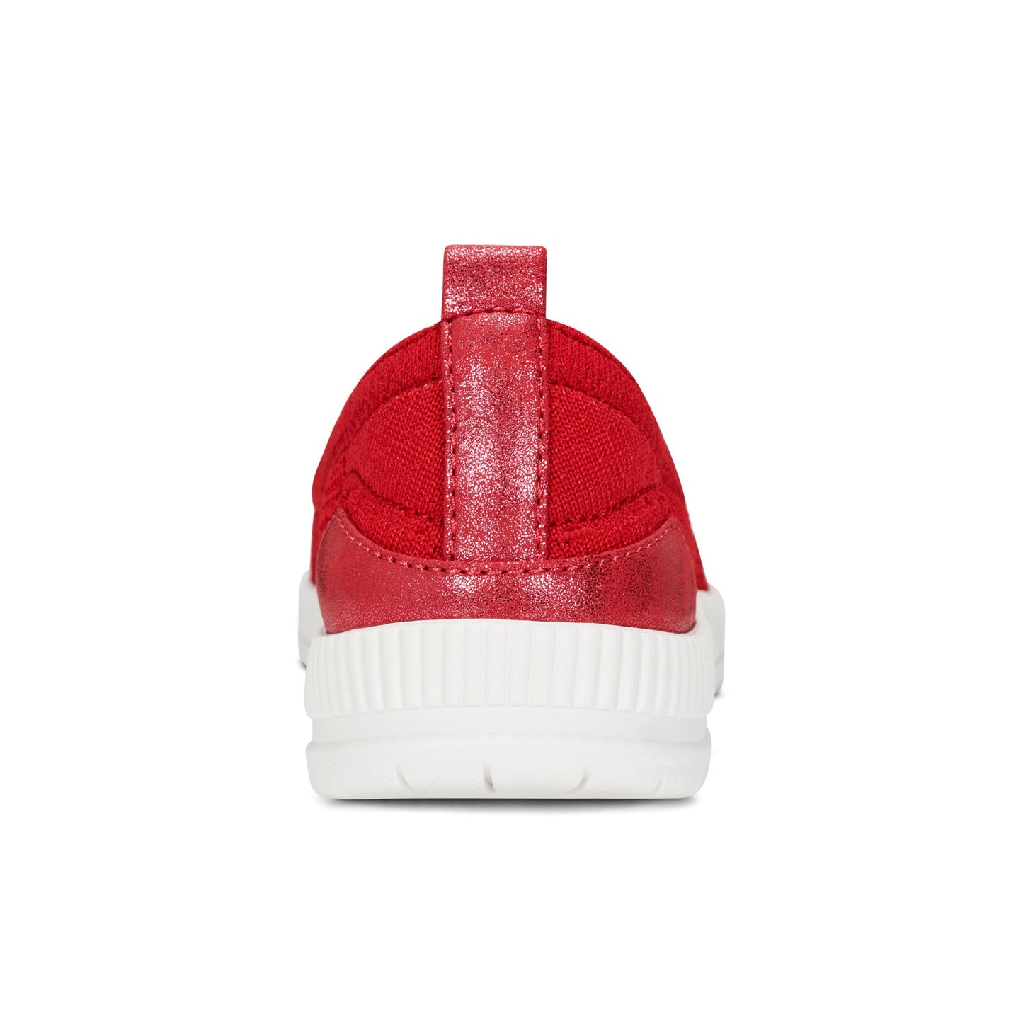 Easy Spirit Glitz Walking Shoes - Red Knit