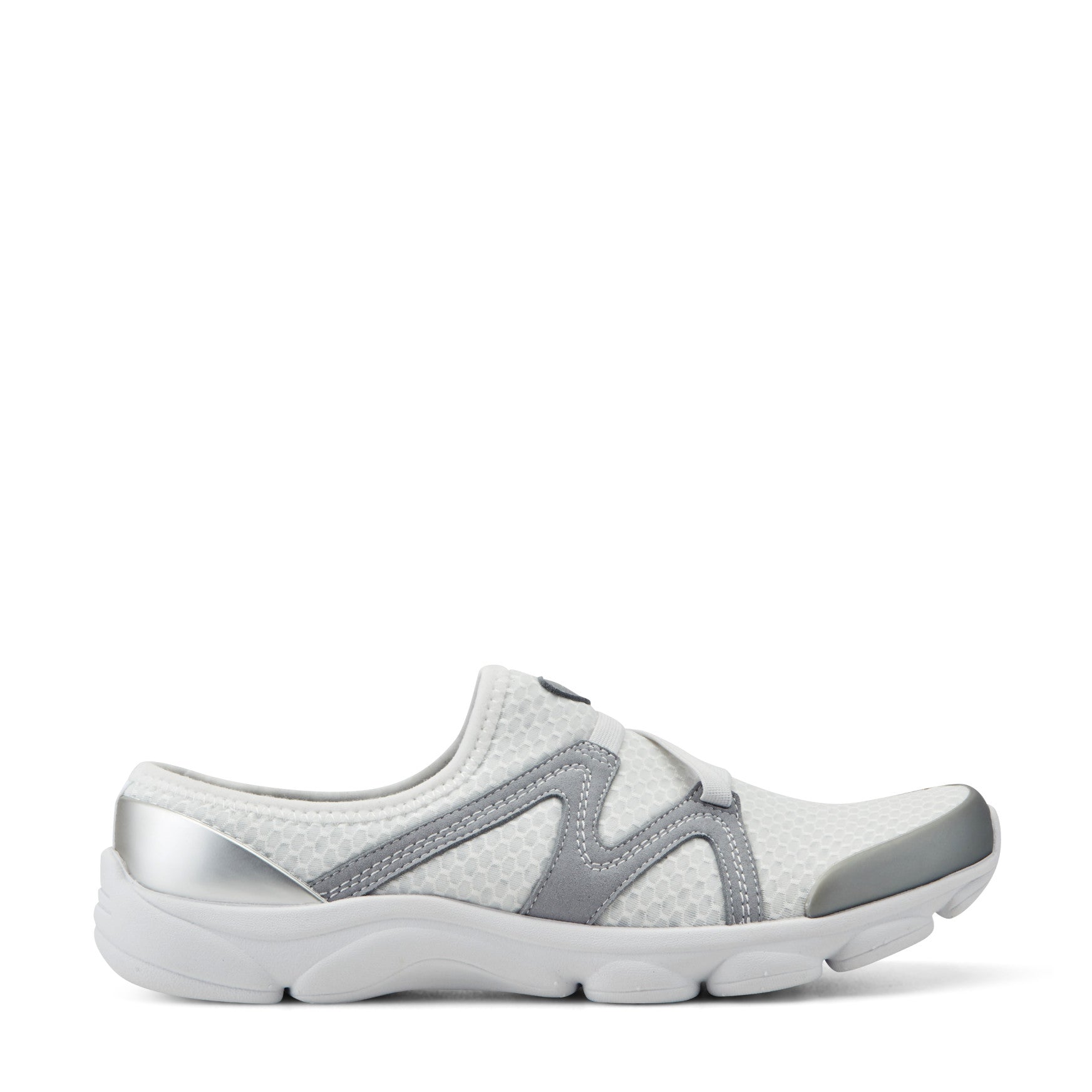 Easy Spirit Riptide Clogs - White Fabric