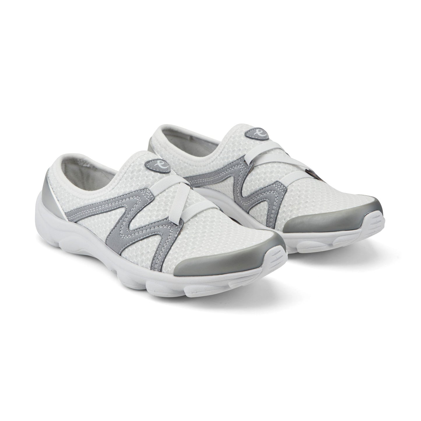 Easy Spirit Riptide Clogs - White Fabric