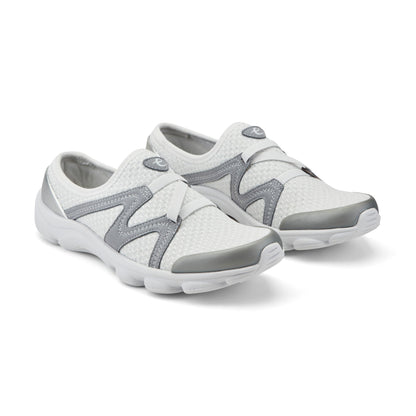 Easy Spirit Riptide Clogs - White Fabric