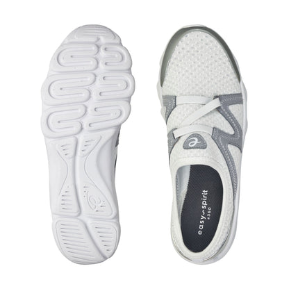 Easy Spirit Riptide Clogs - White Fabric