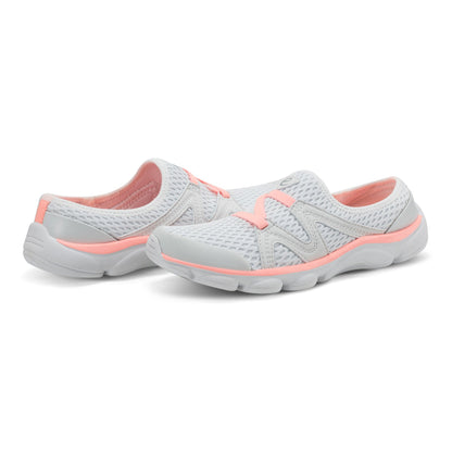 Easy Spirit Riptide Clogs - Grey/Coral