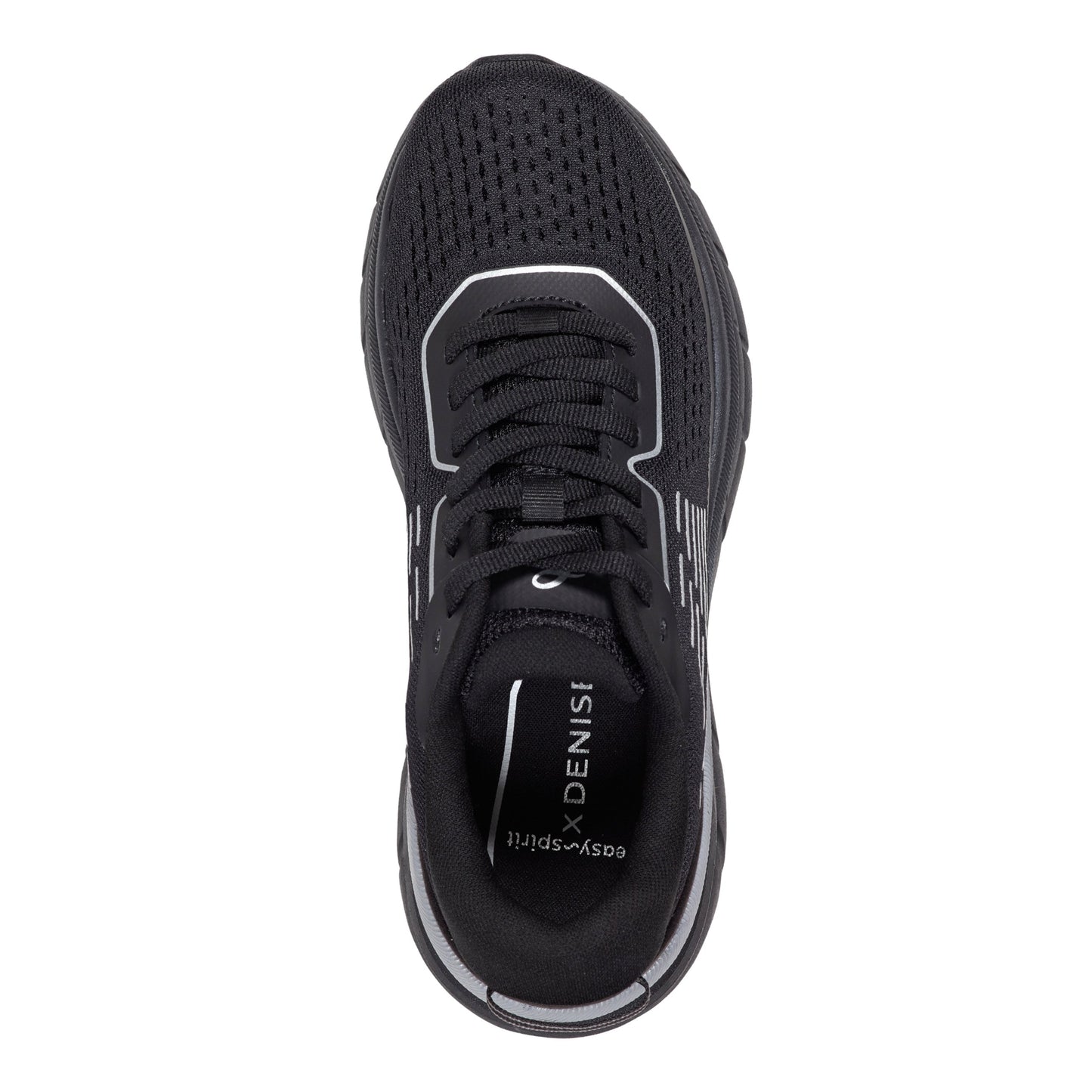 Easy Spirit Denise Austin Mel EMOVE Walking Shoes - Black/Silver