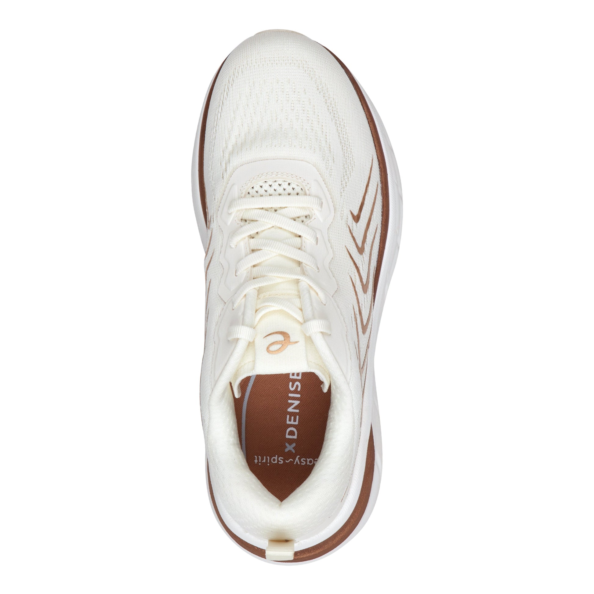 Easy Spirit Denise Austin Maelie EMOVE Sneakers - Ivory/Gold