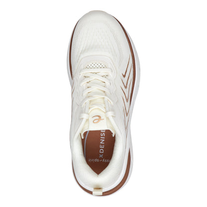 Easy Spirit Denise Austin Maelie EMOVE Sneakers - Ivory/Gold