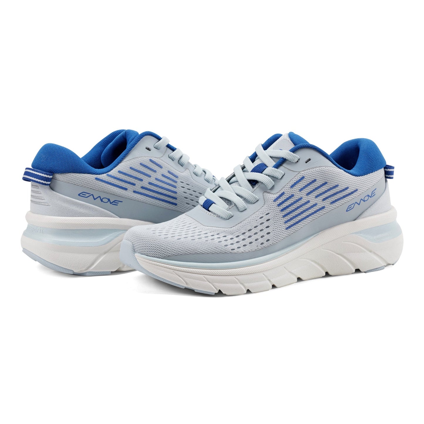 Easy Spirit Denise Austin Mel EMOVE Walking Shoes - Pale Blue