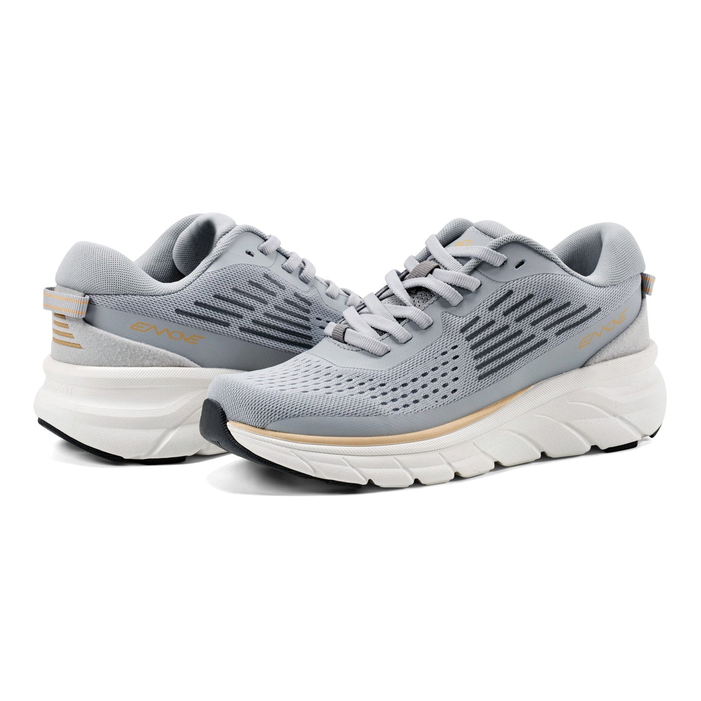 Easy Spirit Denise Austin Mel EMOVE Walking Shoes - Medium Grey