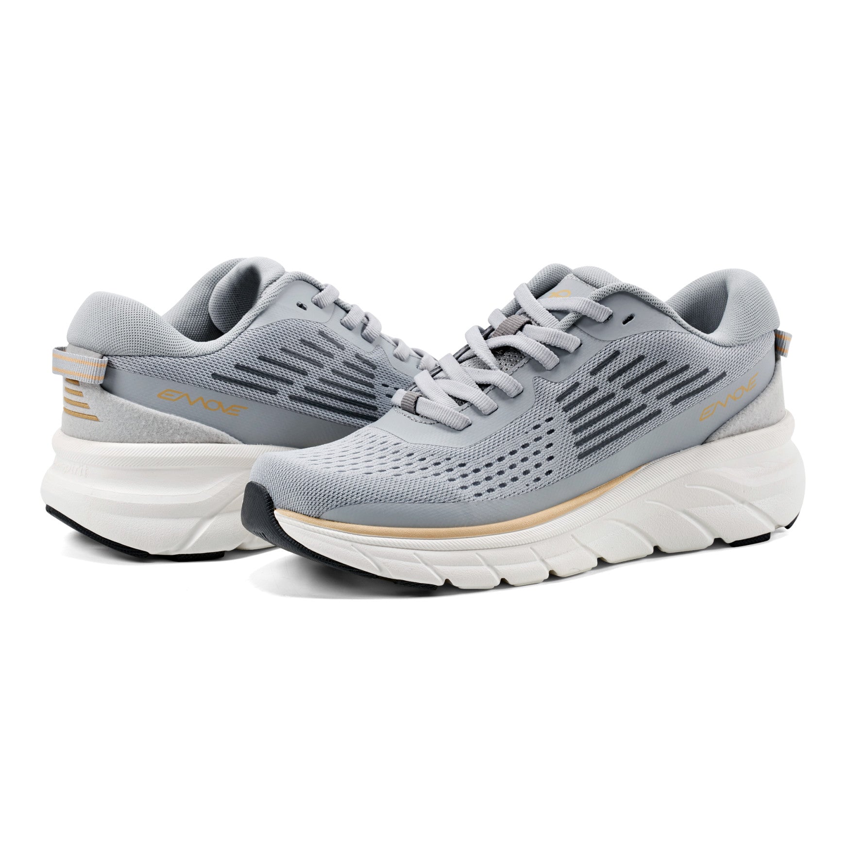 Easy Spirit Denise Austin Mel EMOVE Walking Shoes - Medium Grey