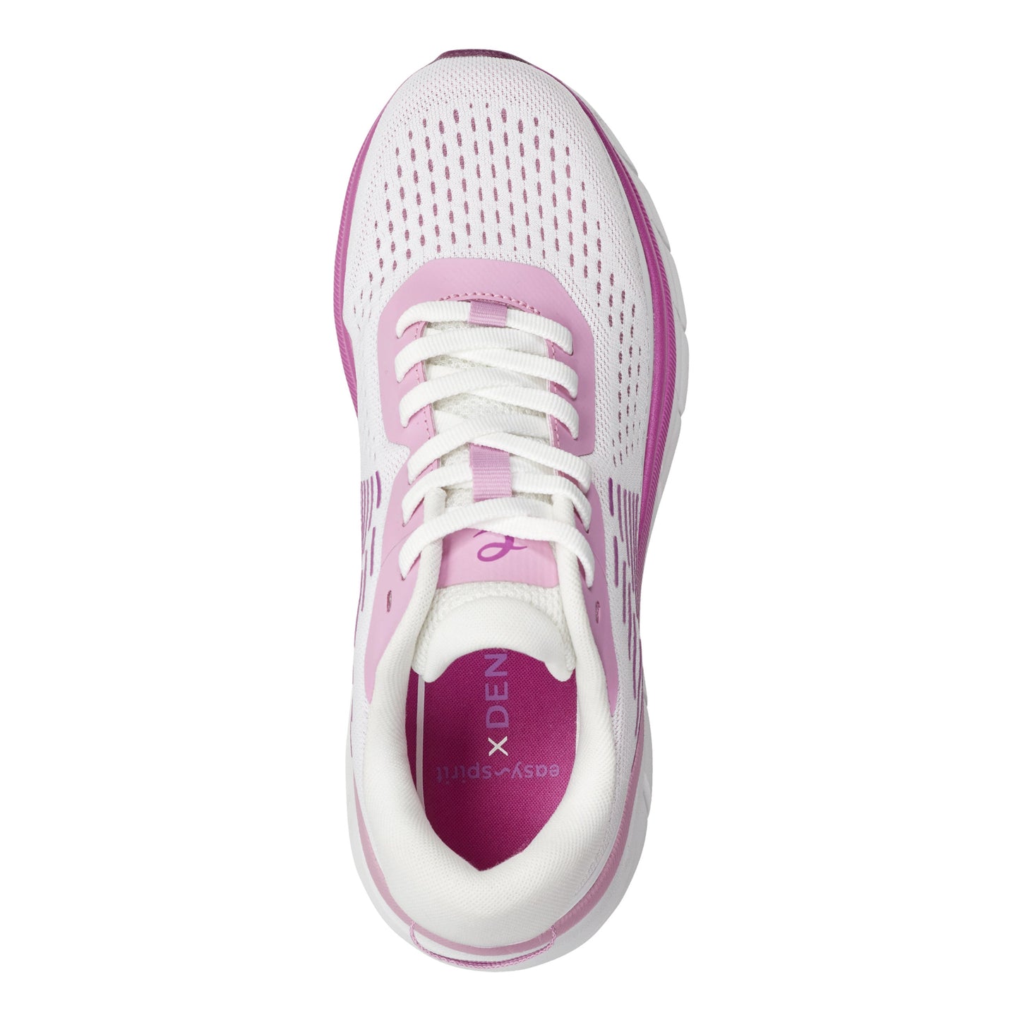 Easy Spirit Denise Austin Mel EMOVE Walking Shoes - White/Pink