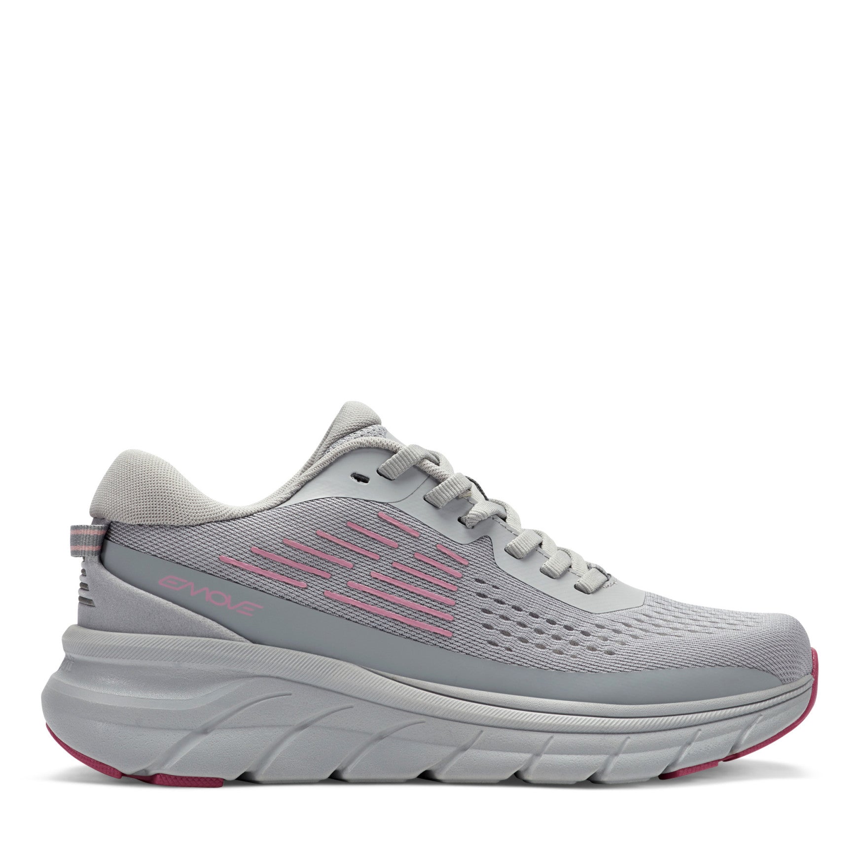 Easy Spirit Denise Austin Mel EMOVE Walking Shoes - Grey/Pink