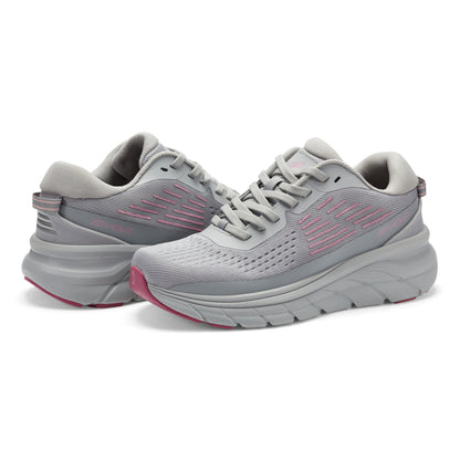 Easy Spirit Denise Austin Mel EMOVE Walking Shoes - Grey/Pink