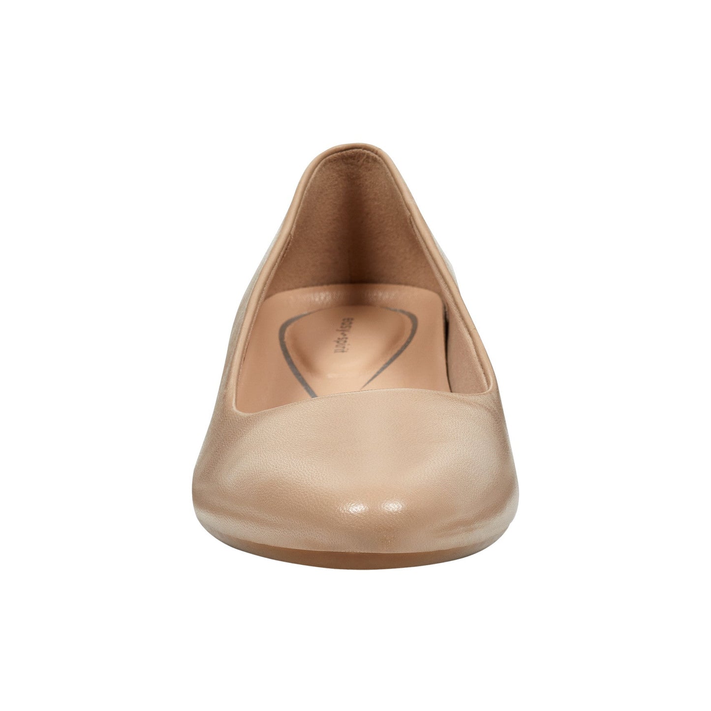 Easy Spirit Caldise Leather Low Heel Dress Shoes - Lite Latte Leather
