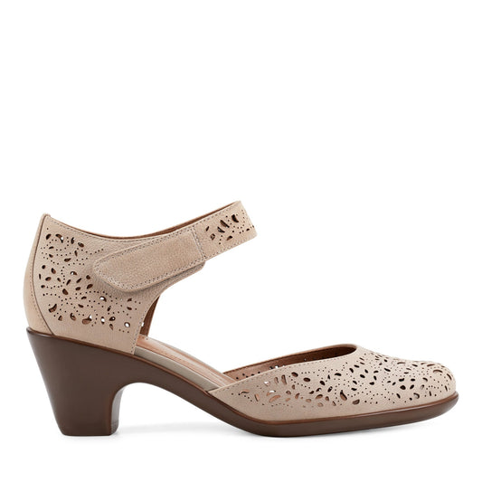 Easy Spirit Cindie Mary Jane Heels - Taupe