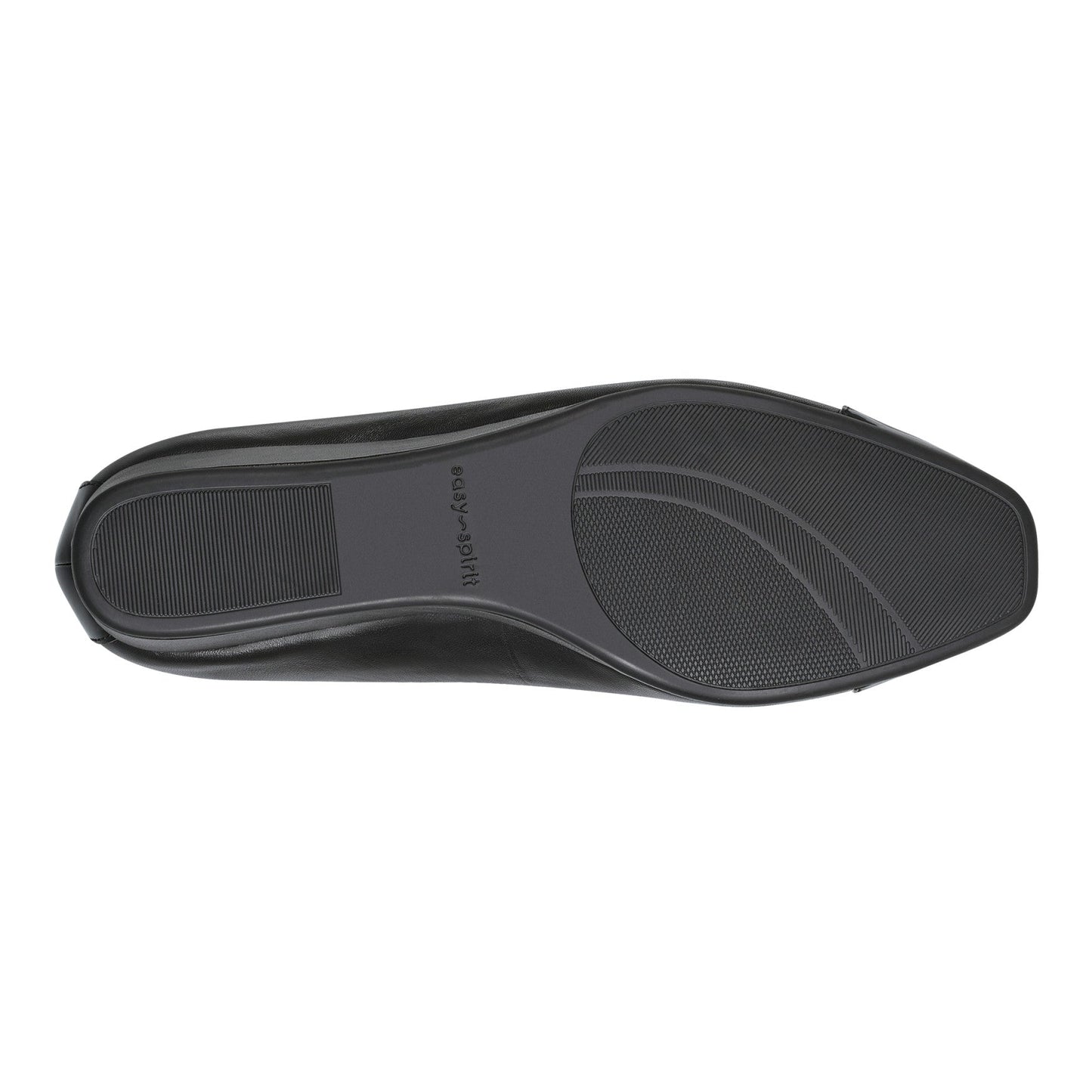 Easy Spirit Gracey Wedge Heels - Black Leather/Patent