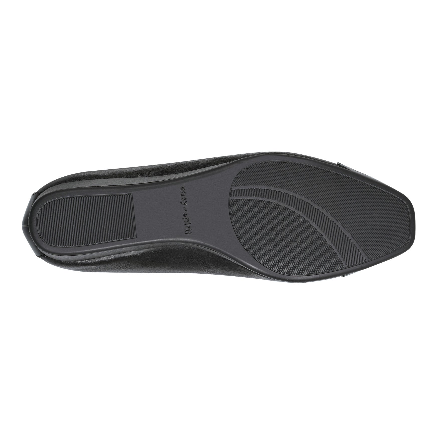 Easy Spirit Gracey Wedge Heels - Black Leather/Patent