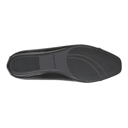 Easy Spirit Gracey Wedge Heels - Black Leather/Patent