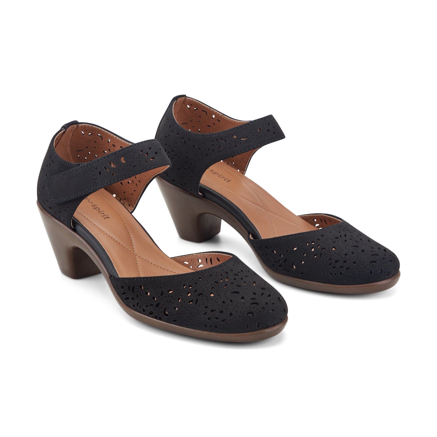 Easy Spirit Cindie Mary Jane Heels - Black