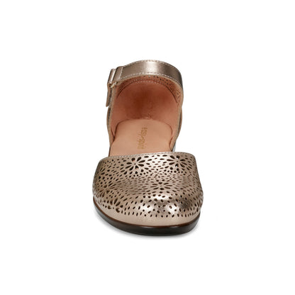 Easy Spirit Denita Mary Jane Heels - Bronze Leather