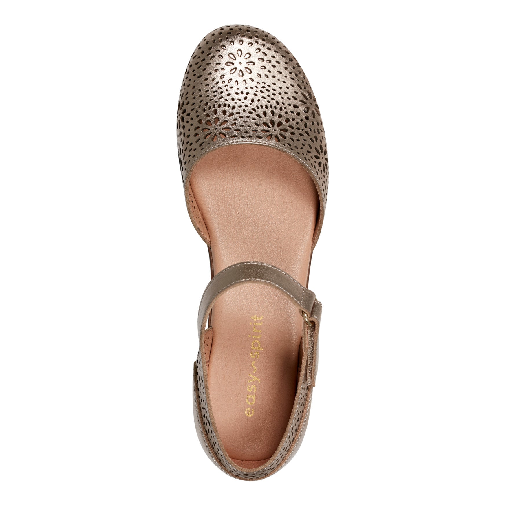 Easy Spirit Denita Mary Jane Heels - Bronze Leather