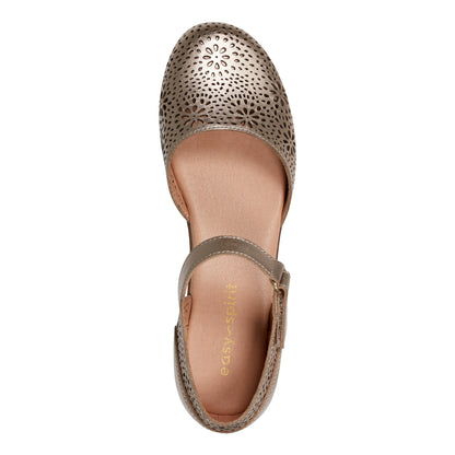 Easy Spirit Denita Mary Jane Heels - Bronze Leather