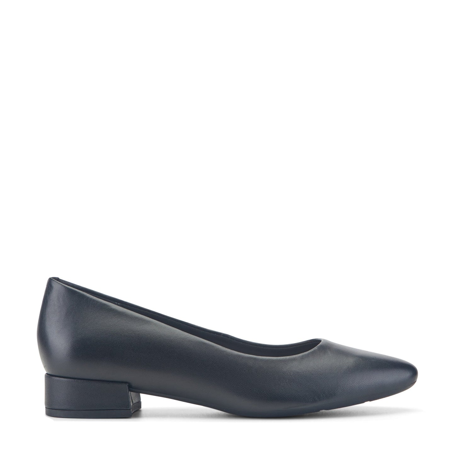 Easy Spirit Caldise Leather Low Heel Dress Shoes - Black Leather