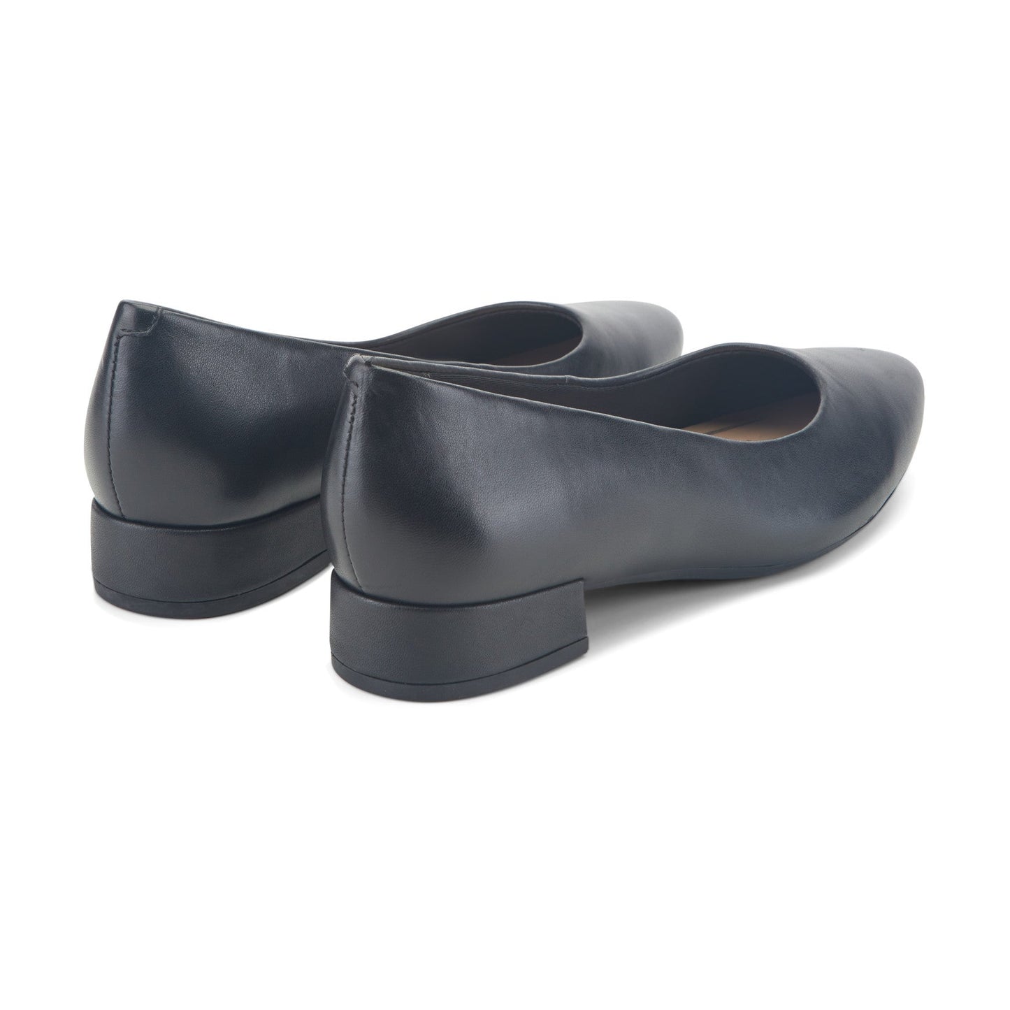 Easy Spirit Caldise Leather Low Heel Dress Shoes - Black Leather