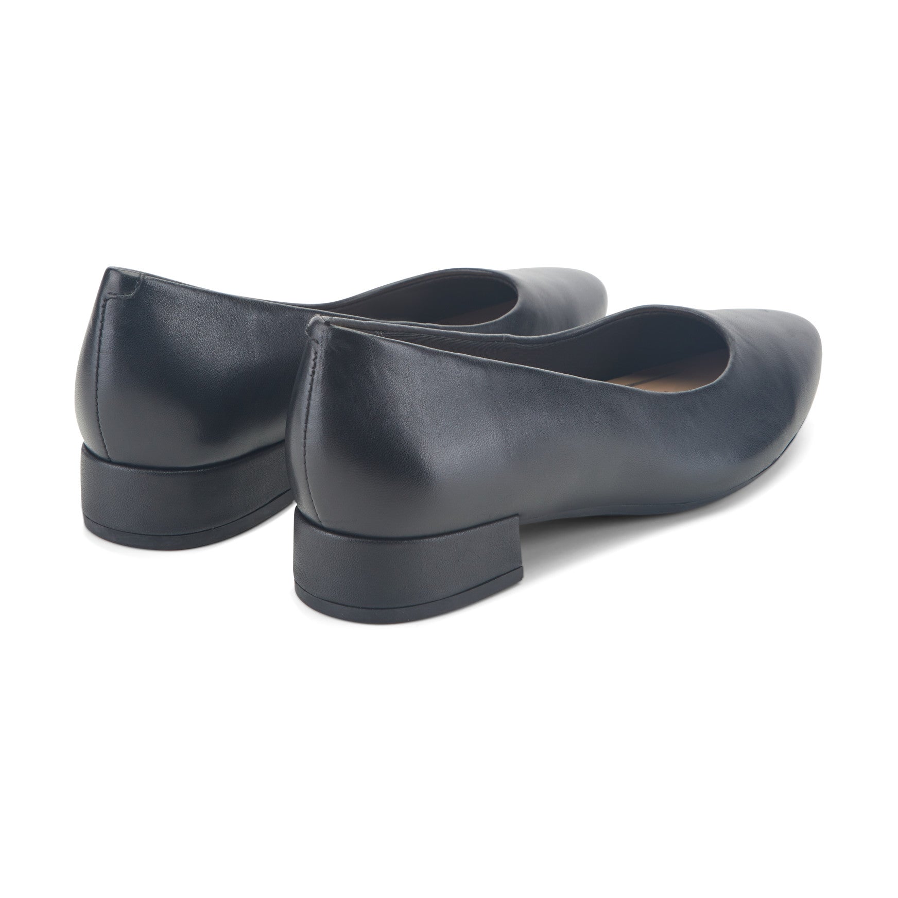 Easy Spirit Caldise Leather Low Heel Dress Shoes - Black Leather