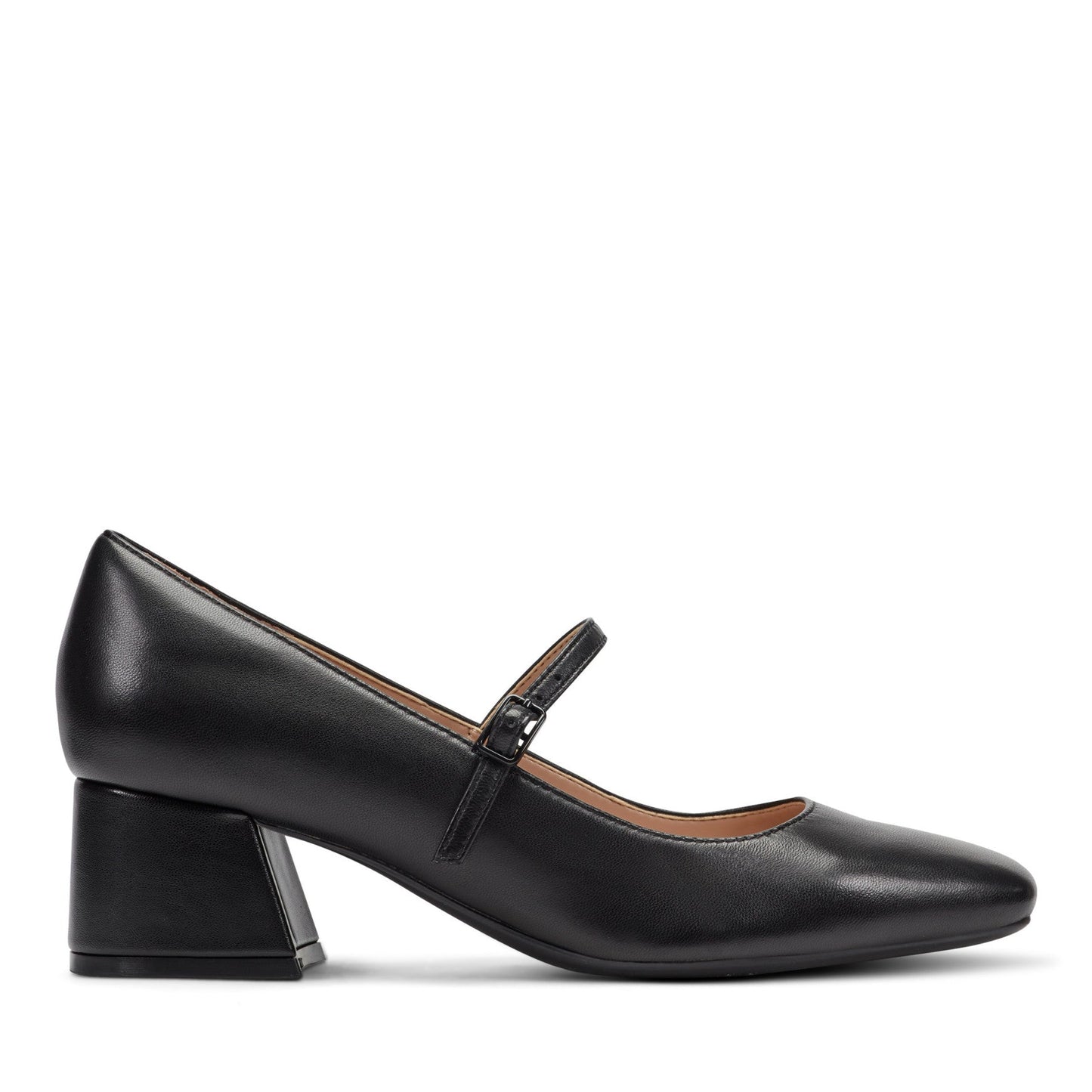 Easy Spirit Marlay Mary Jane Pumps - Black Leather