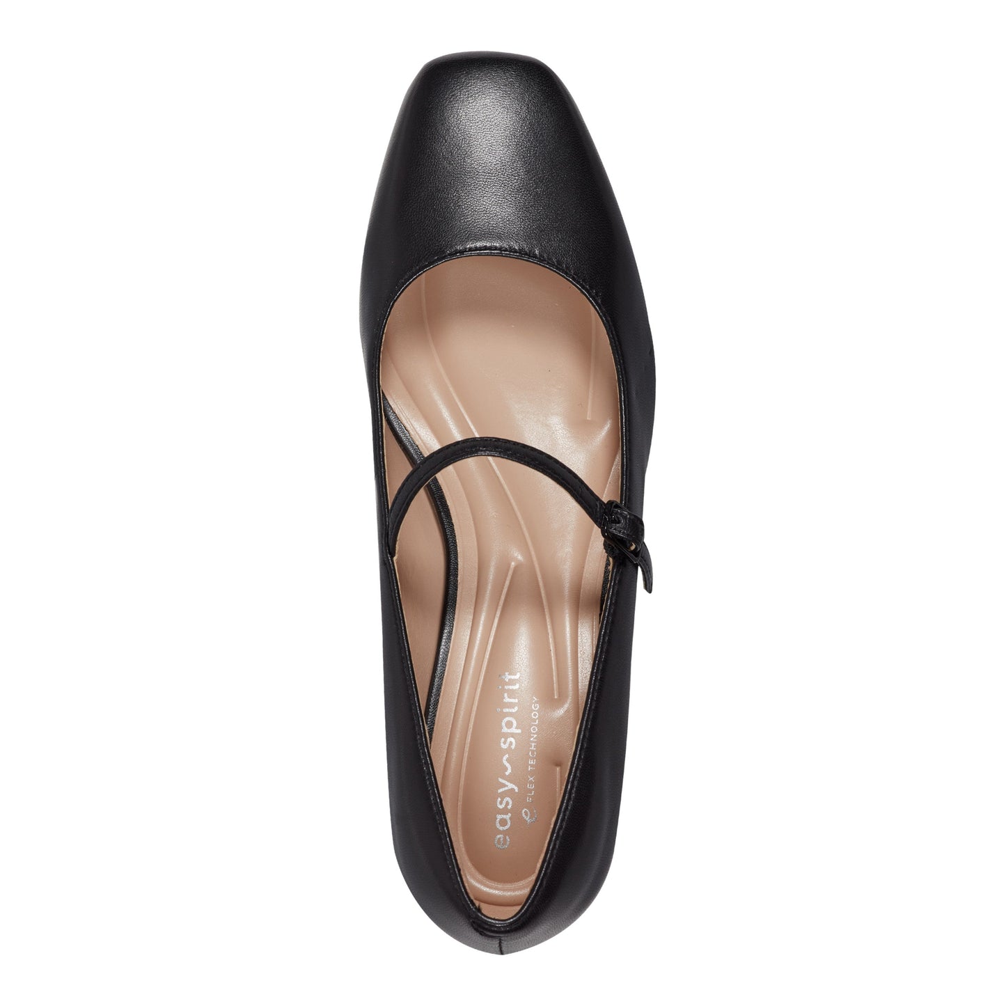 Easy Spirit Marlay Mary Jane Pumps - Black Leather
