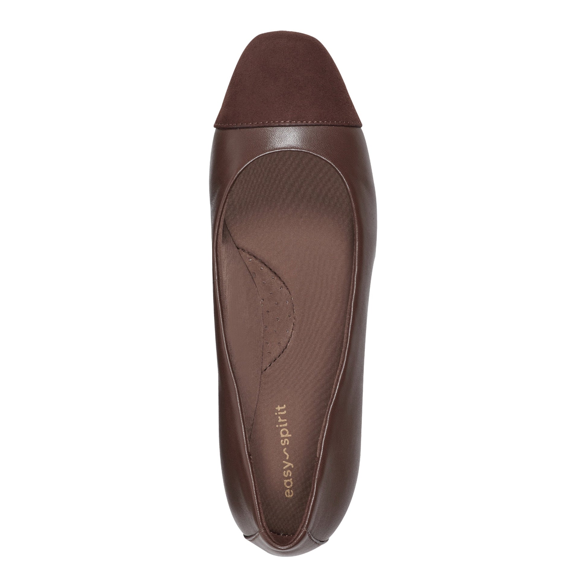 Easy Spirit Gracey Wedge Heels - Brown Leather/Brown