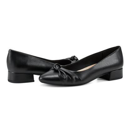 Easy Spirit Cristen Dress Pumps - Black Leather