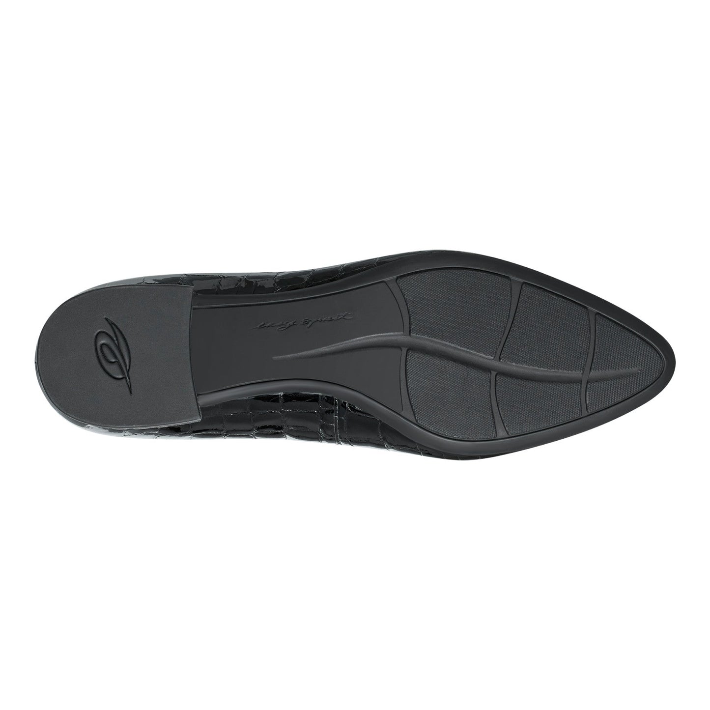 Easy Spirit Caldise Low Heel Dress Shoes - Black Croco Patent