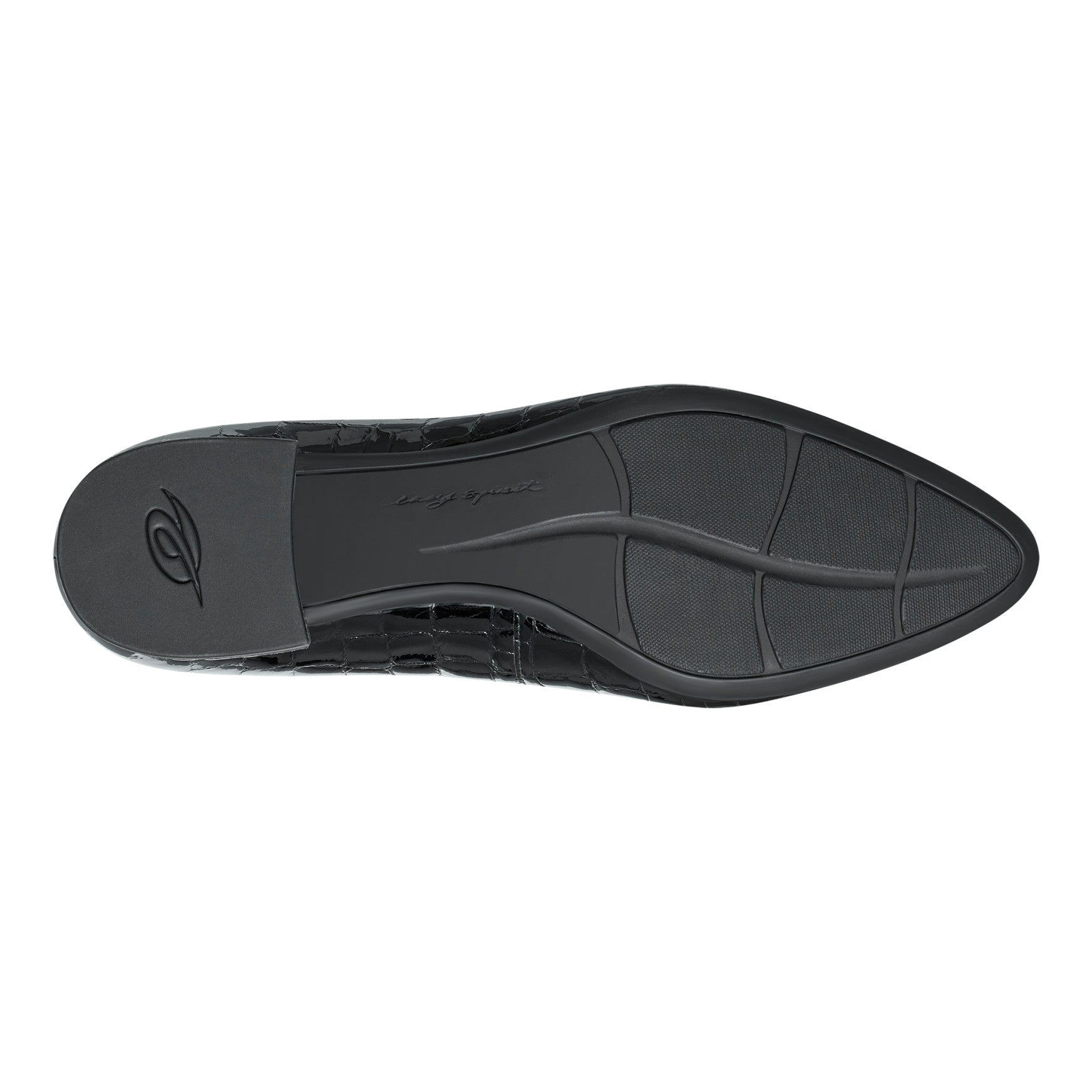Easy Spirit Caldise Low Heel Dress Shoes - Black Croco Patent