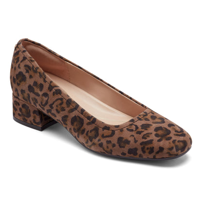Easy Spirit Jain Dress Pumps - Leopard