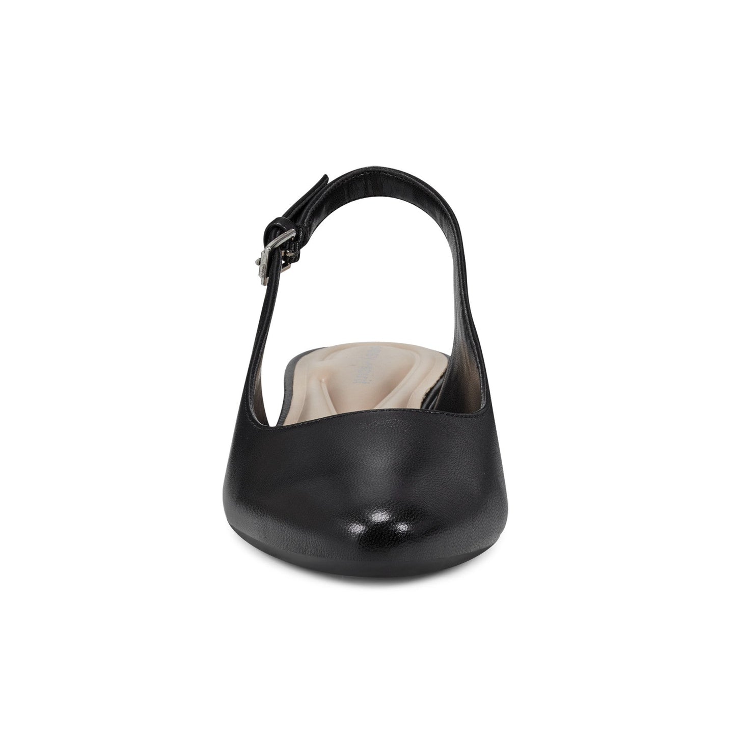Easy Spirit Cassius Slingback Pumps - Black Leather