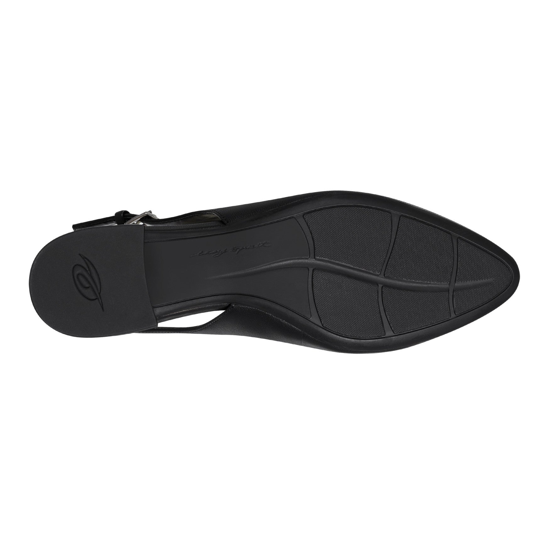 Easy Spirit Cassius Slingback Pumps - Black Leather