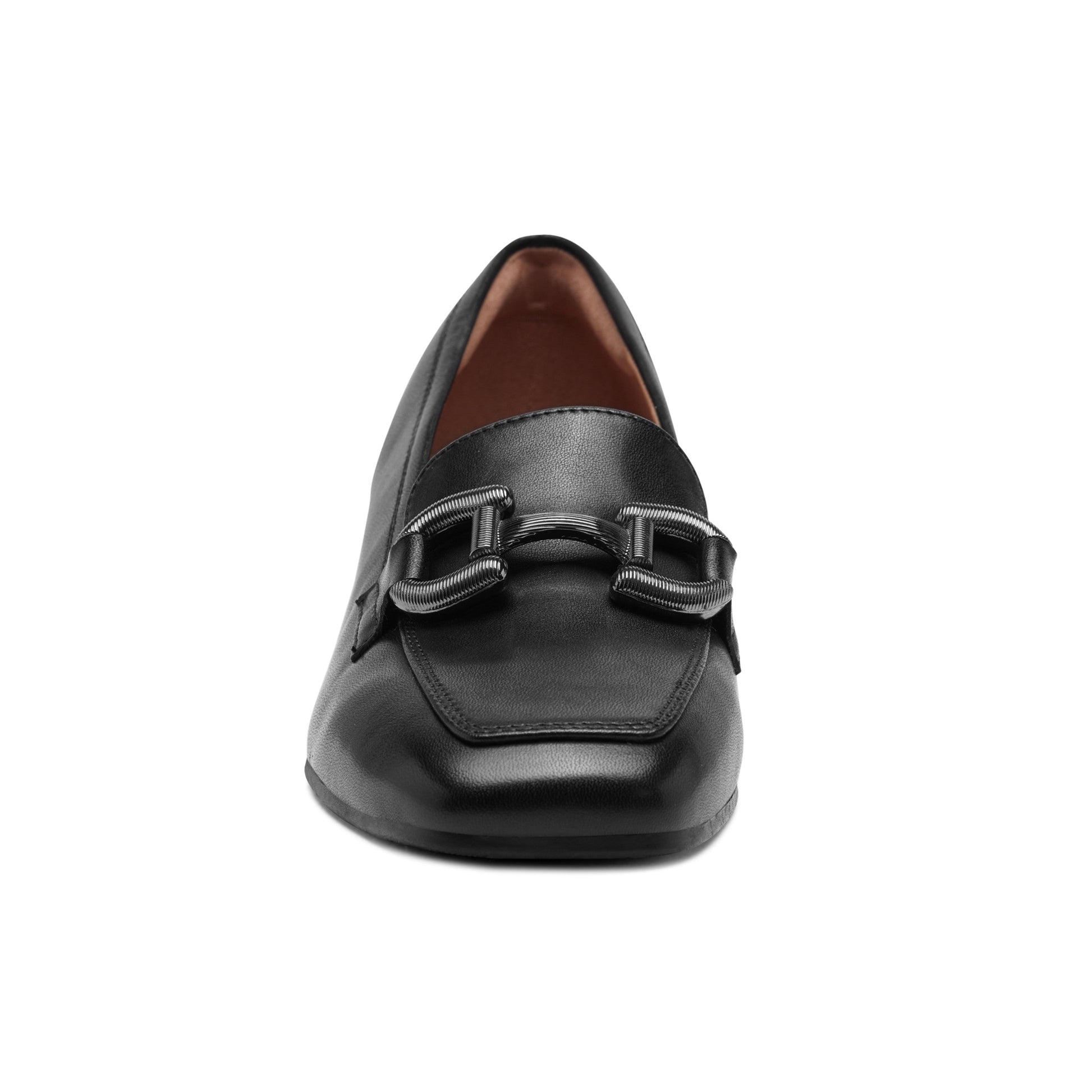 Easy Spirit Franny Dress Loafers - Black Leather
