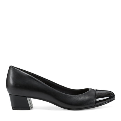 Easy Spirit Libie Dress Pumps - Black Leather