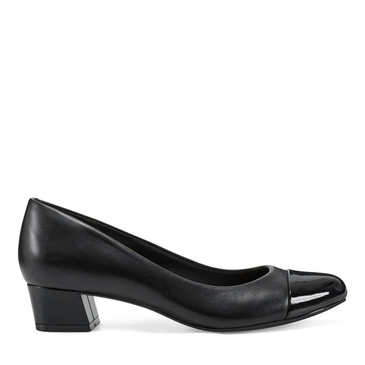Easy Spirit Libie Dress Pumps - Black Leather