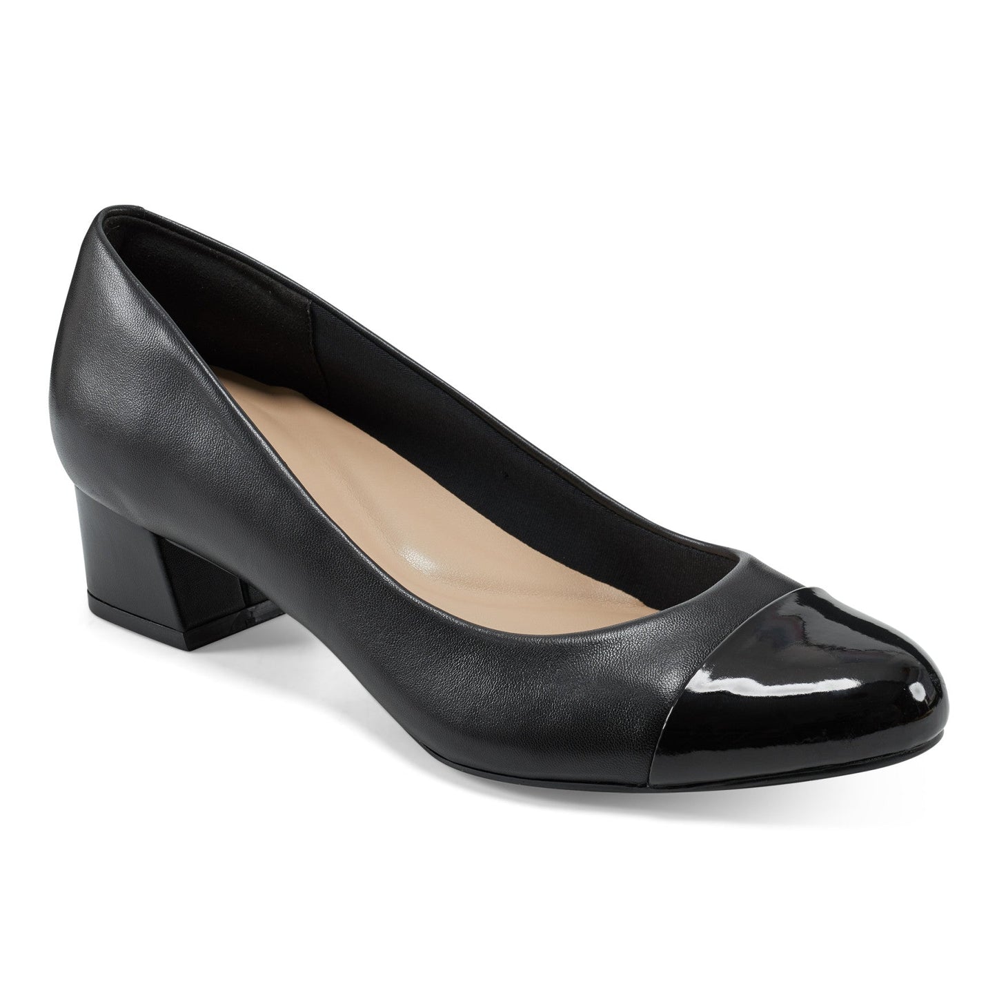 Easy Spirit Libie Dress Pumps - Black Leather