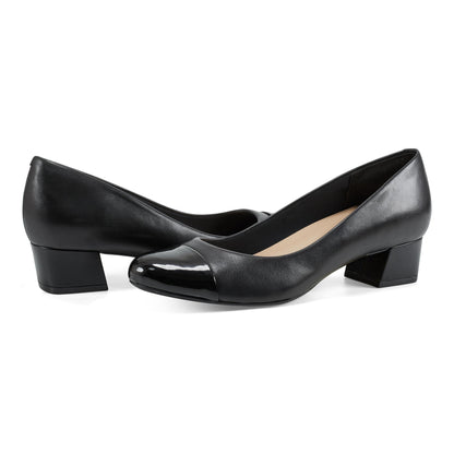 Easy Spirit Libie Dress Pumps - Black Leather