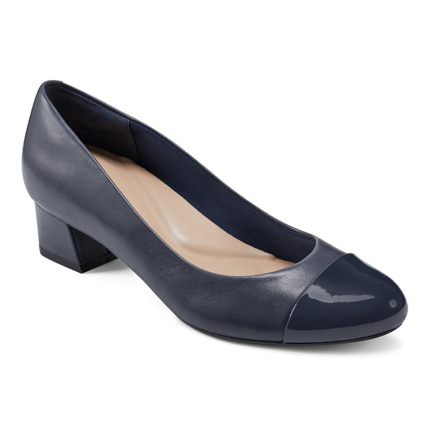 Easy Spirit Libie Dress Pumps - Navy Leather