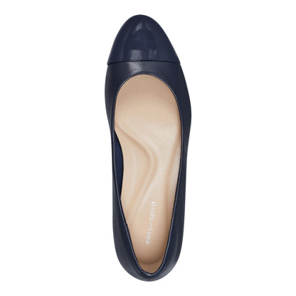 Easy Spirit Libie Dress Pumps - Navy Leather
