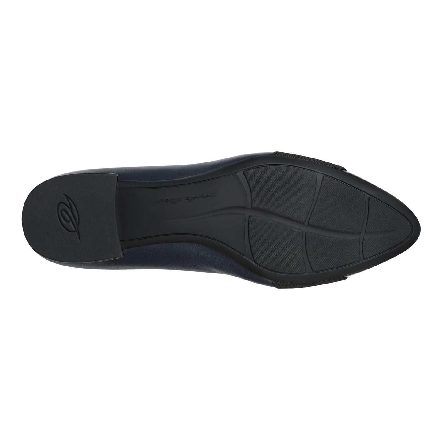 Easy Spirit Casta Cap Toe Dress Pumps - Navy Leather