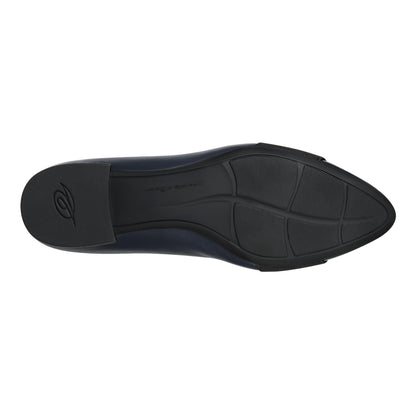 Easy Spirit Casta Cap Toe Dress Pumps - Navy Leather