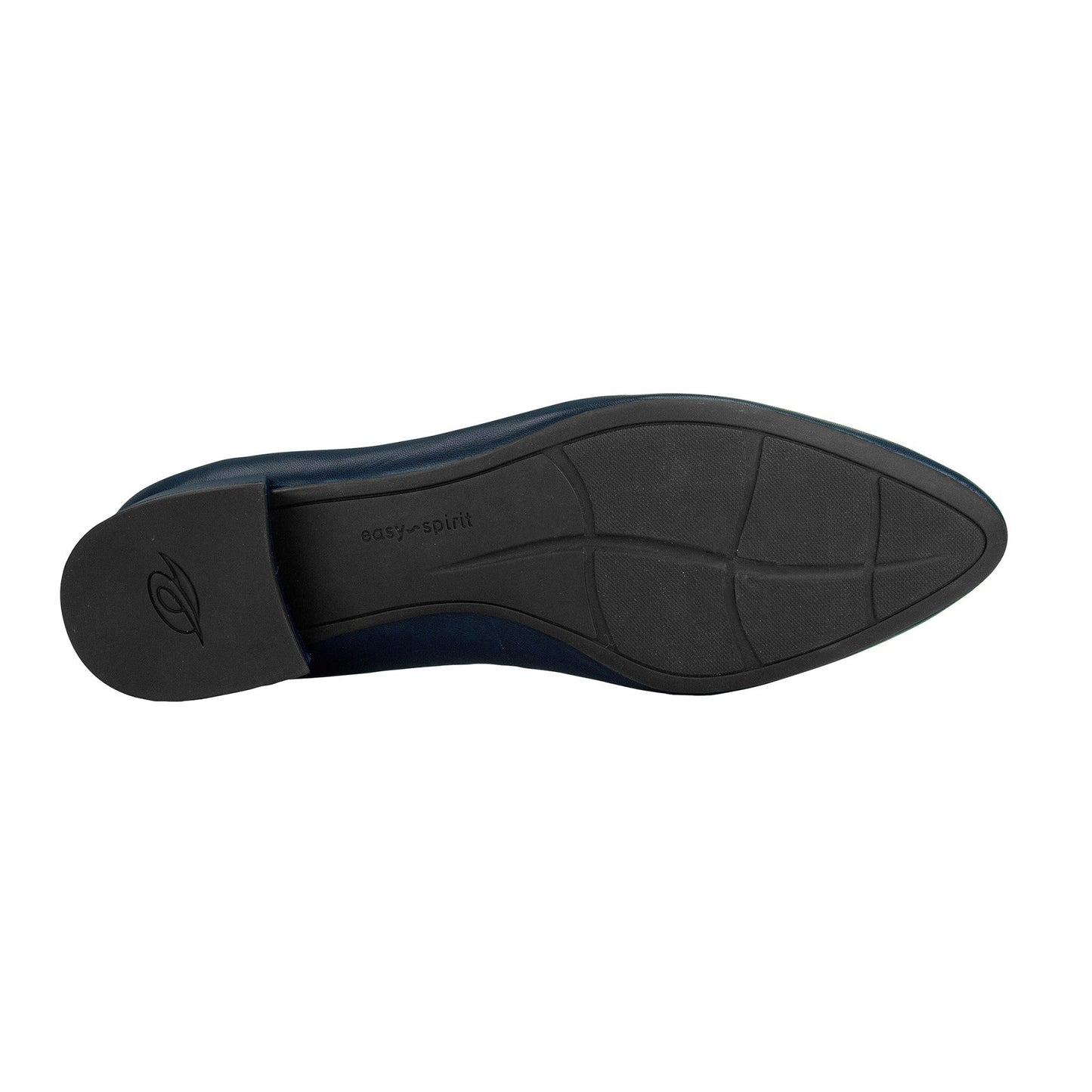 Easy Spirit Caldise Leather Low Heel Dress Shoes - Navy Leather