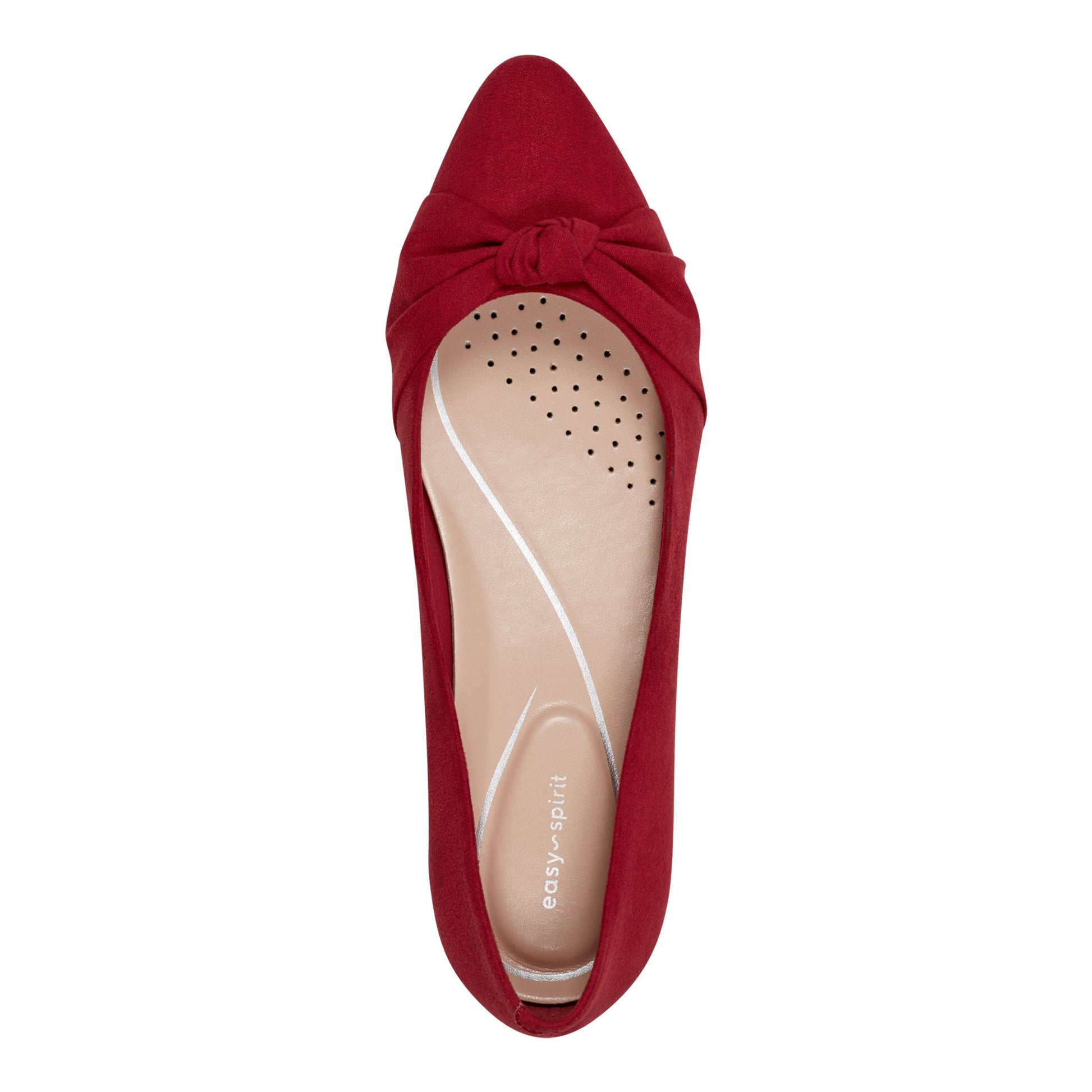 Easy Spirit Cristen Dress Pumps - Red Suede