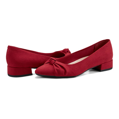 Easy Spirit Cristen Dress Pumps - Red Suede