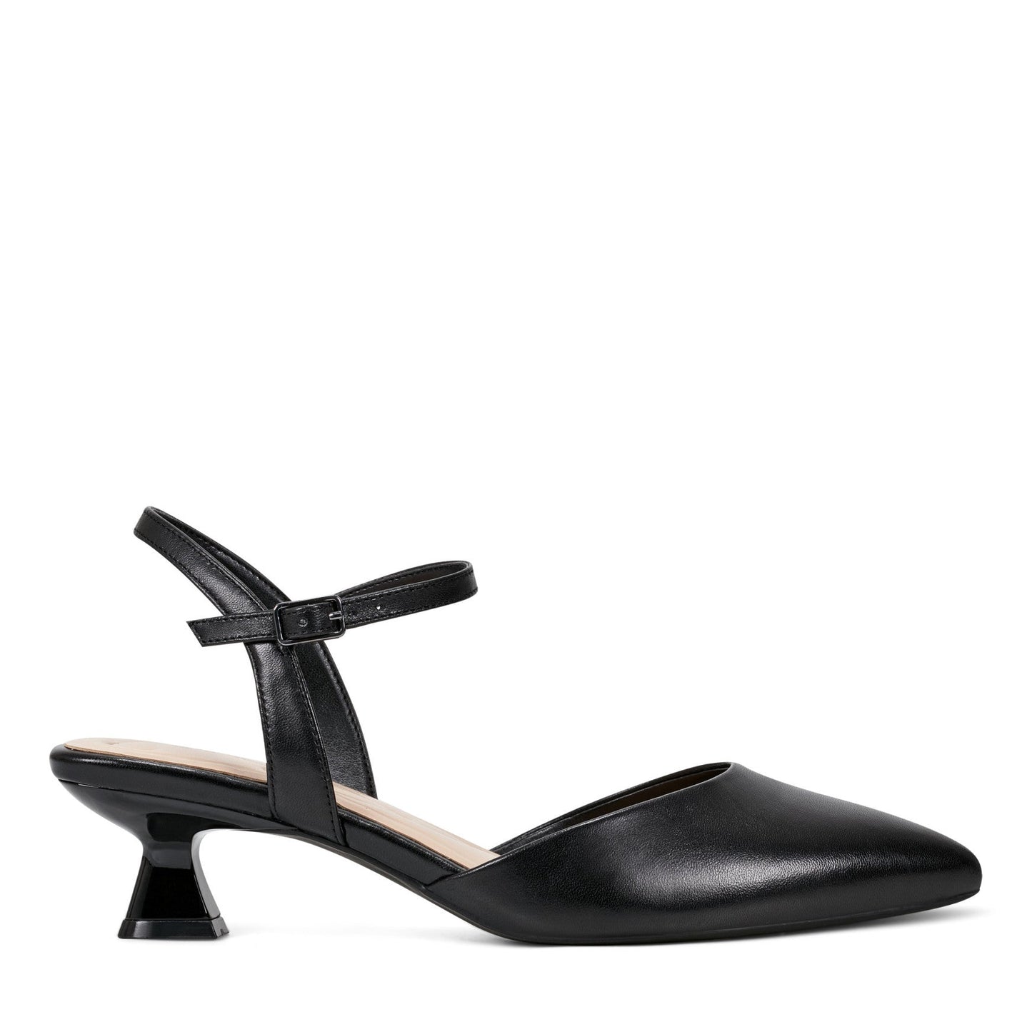 Easy Spirit Halyn Pointy Toe Dress Pumps - Black Leather